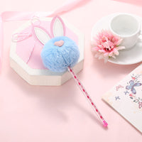 Plush Bunny Ball Gel Pens