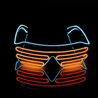 Gafas LED intermitentes con luz