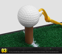 Entraîneur de Swing de Golf, entraîneur de Swing d'intérieur multifonctionnel pour débutant, coussin de frappe