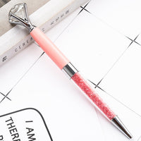 Stylos à bille en métal remplis de diamants et de cristaux