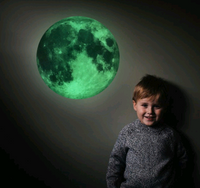 Glowing Moon Wall Decal