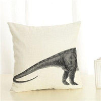 Housses de coussin à imprimé dinosaure