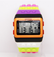 Building Block Design Digital Watch
