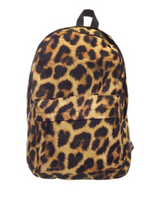 Sac à dos imprimé léopard