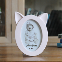 Cute Resin Antlers Cat Rabbit Ears Photo Frames
