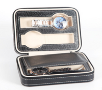 Portable Leather Watch Storage Boxes