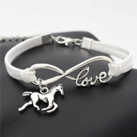 Infinity Love Horses Bracelet