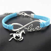 Infinity Love Horses Bracelet