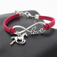 Infinity Love Horses Bracelet