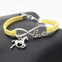 Infinity Love Horses Bracelet