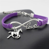 Infinity Love Horses Bracelet