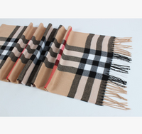 Bufandas unisex a cuadros de estilo clásico inglés