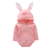 Bunny Ears Hooded Long Sleeve Romper (Baby/Toddler)
