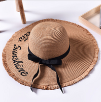 Hello Sunshine Embroidered Sun Hats
