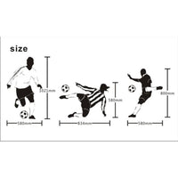 Stickers muraux joueur de football (football)