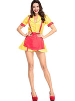 Costume de dîner 2 Broke Girls (adulte)