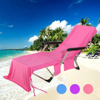 Housse de chaise en serviette de plage
