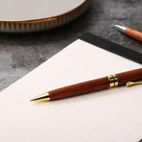 Stylo à bille en bois et métal