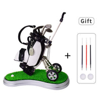 Golf Bag Pen Holder & Golf Club Pens Gift Set