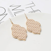Abalone Shell Leopard Moroccan Earrings