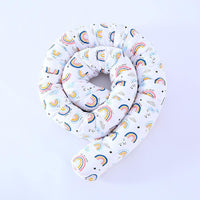 Cotton Rainbow Printing Bumper Bed Long Pillow