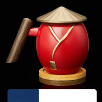 Samurai Swordsman Teacup With Filter