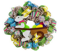 Décoration de porte de couronne de Pâques