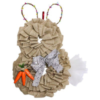 Décoration de porte de couronne de Pâques