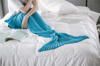 Mermaid Tail Knitted Blankets
