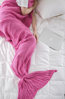 Mermaid Tail Knitted Blankets
