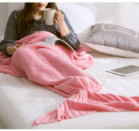 Mermaid Tail Knitted Blankets
