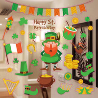 Décalcomanies pour fenêtre de la Saint-Patrick