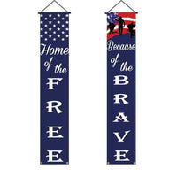 American Independence Day Memorial Day Door Banners
