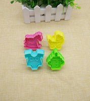 Cortadores de galletas para baby shower