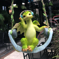 Décor de jardin d’animaux oscillants
