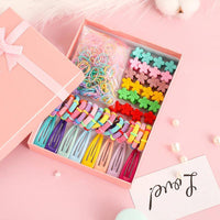 Coffrets cadeaux d'élastiques et de pinces à cheveux