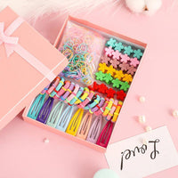 Coffrets cadeaux d'élastiques et de pinces à cheveux