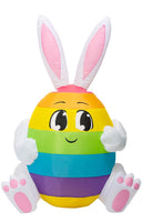 Inflatable Easter Egg Bunny Yard Decor