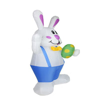 Conejito Inflable De Pascua Con Luces LED