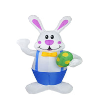 Conejito Inflable De Pascua Con Luces LED