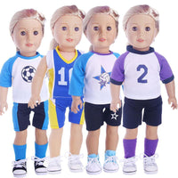 Vêtements de poupée - Uniformes de sport
