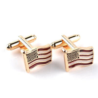 American Flag Cufflinks