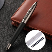 Coffrets cadeaux de stylo de lettrage de signature d'entreprise à bijoux en métal