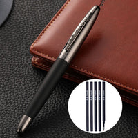 Coffrets cadeaux de stylo de lettrage de signature d'entreprise à bijoux en métal