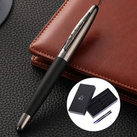 Coffrets cadeaux de stylo de lettrage de signature d'entreprise à bijoux en métal