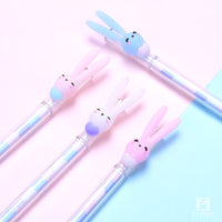 Cartoon Cute Creative Long Ears Ice Cream Rabbit Gel Pen 0.5mm