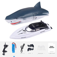 Bateau requin télécommandé 2 en 1