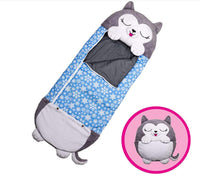 Saco de dormir con almohada de animales de felpa Napper 2 en 1