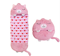 Plush Animal Pillow Sleeping Bag 2-in-1 Napper
