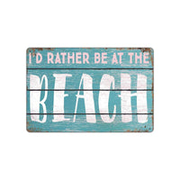 Decoración rústica de la pared de la barra de surf de la playa de la pintura del hierro